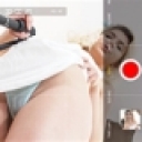 初めての自撮り遊び お尻の穴にも欲しがる白人美少女の性癖 Cocoa