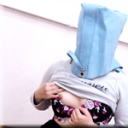 被り物をしてオナニーするオンナ
