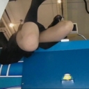 女子校生エアホッケーパンチラ逆さ撮り12