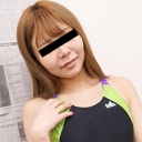 パイパン美女のぐちょ濡れ競泳水着