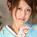 艶やかな巨乳着物美人【AIリマスター版】