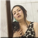 鏡越しのオナニー