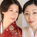 着物美人x2と熟々３P乱れ打ち！