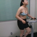 撮影 ルームランナー 躍動するお尻