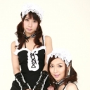 もしも栗原まあや,大沢佑香がゴスロリメイド服で檻に監禁された奴隷だったら